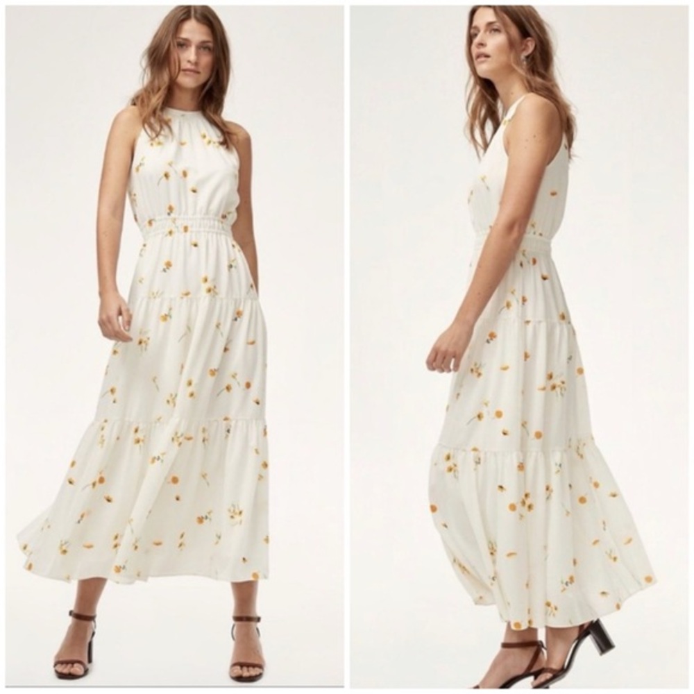 💋Aritzia Wilfred floral maxi dress. Size S